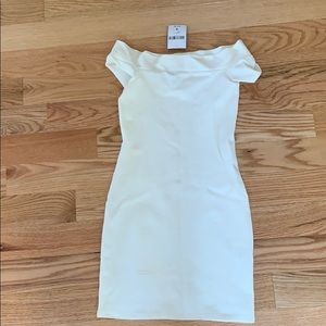 White bodycon dress